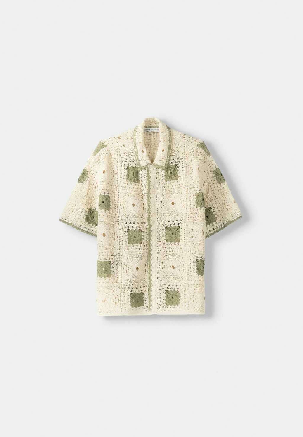 

Рубашка Bershka, песочный