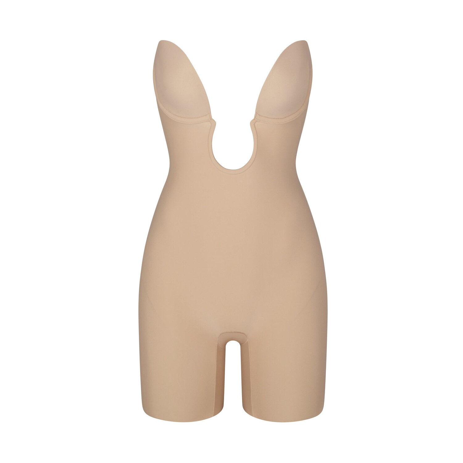 

Боди до средины бедра SKIMS, цвет clay