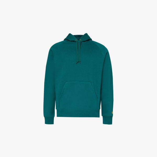 

Худи из смесового хлопка с вышивкой Chase Carhartt Wip, желтый