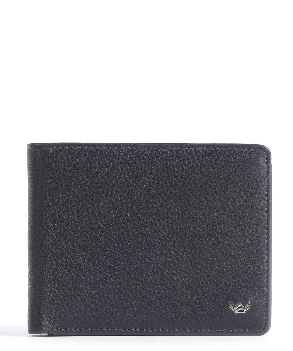 

Кошелек Capri RFID из зернистой яловой кожи Golden Head, синий