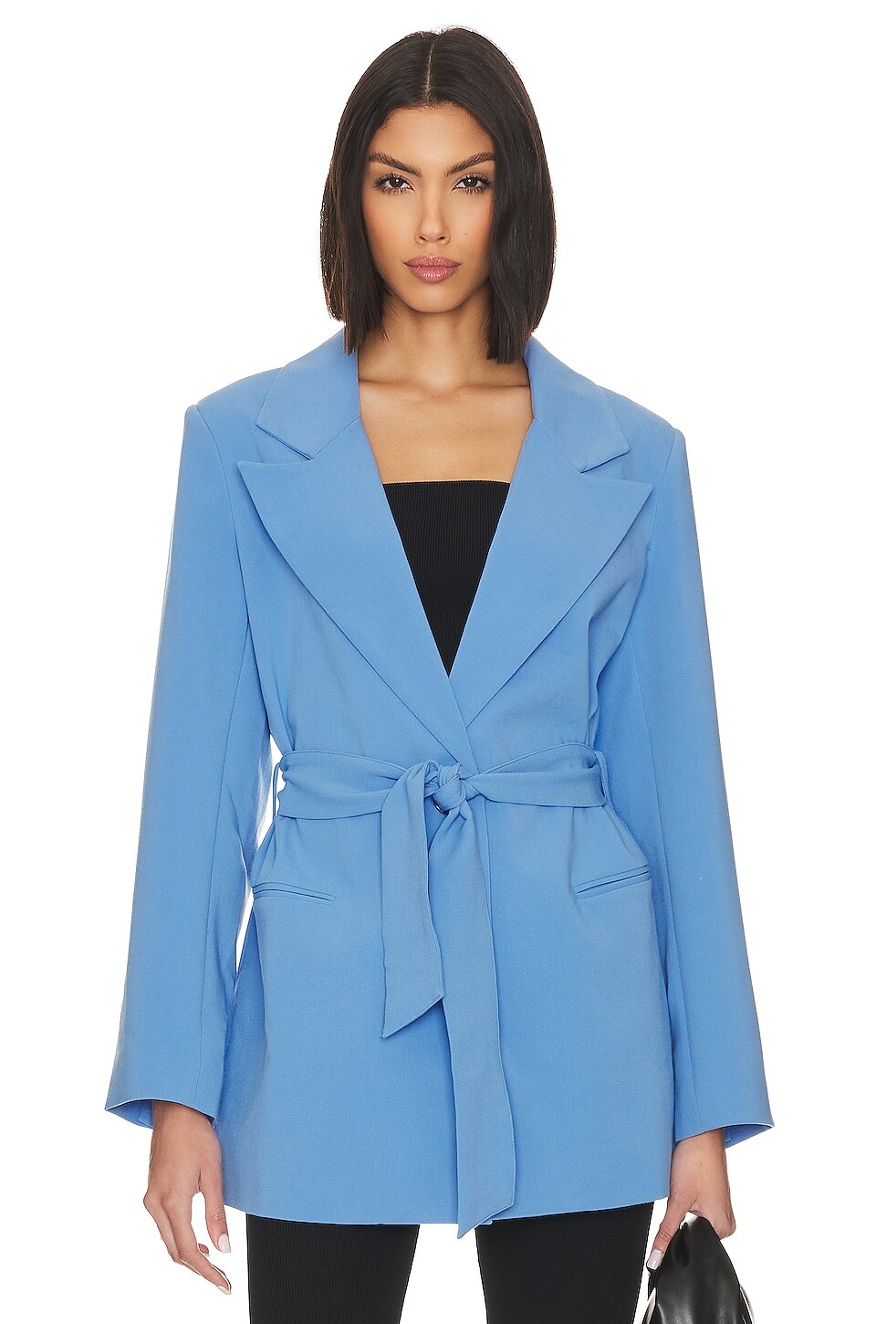 

Пиджак Ena Pelly Hazel Tie Front, цвет Mellow Blue