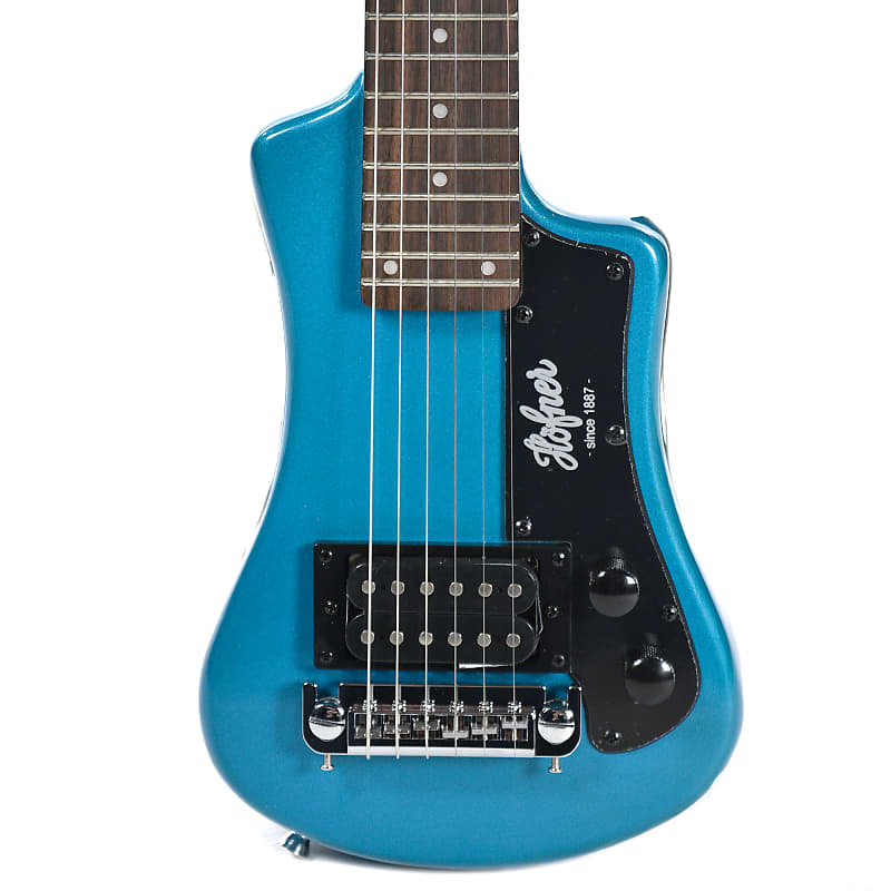 Электрогитара Hofner CT Shorty Travel Guitar Blue цена и фото