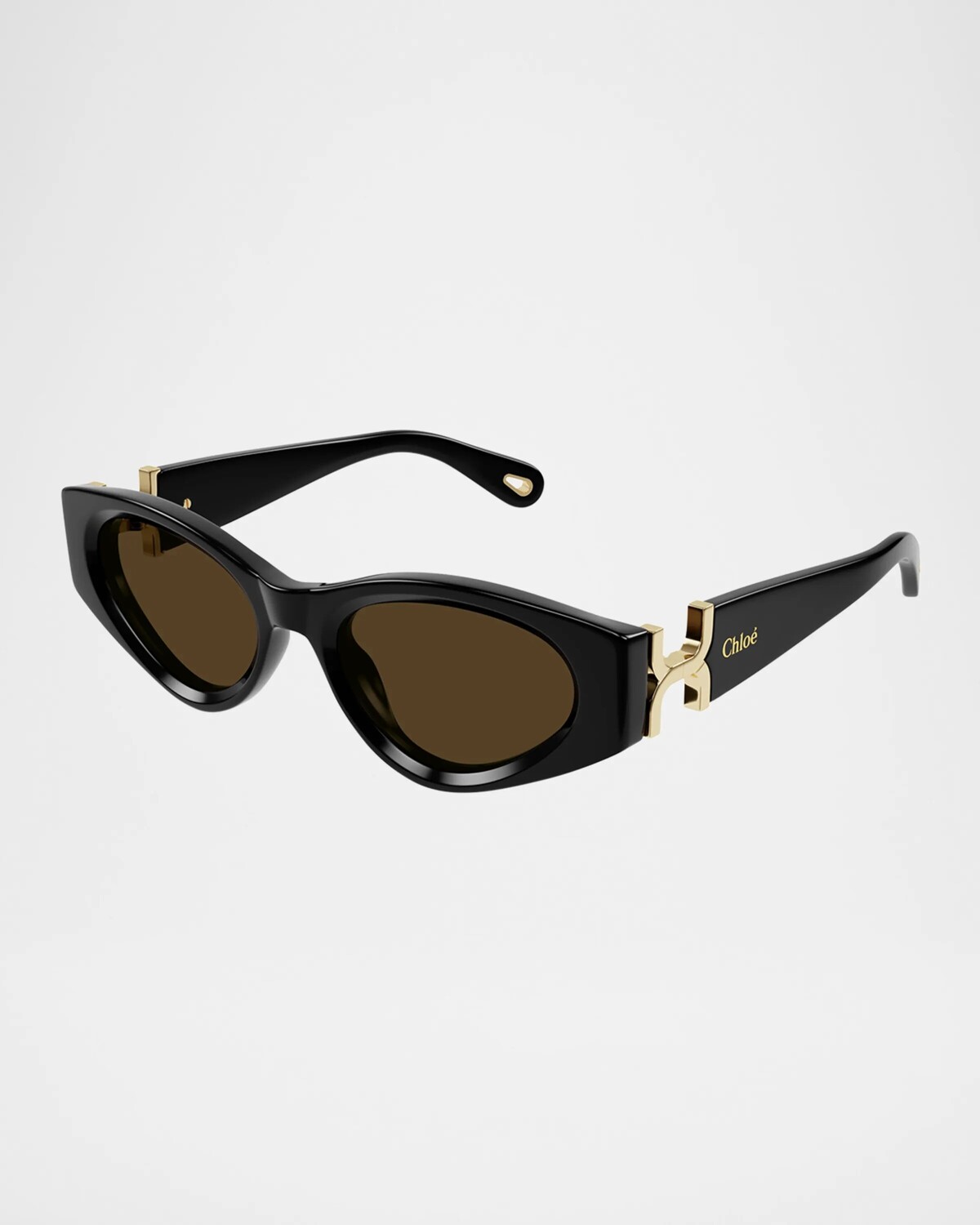 

CH0259S Солнцезащитные очки «кошачий глаз» из ацетата Chloe, цвет Shiny Black