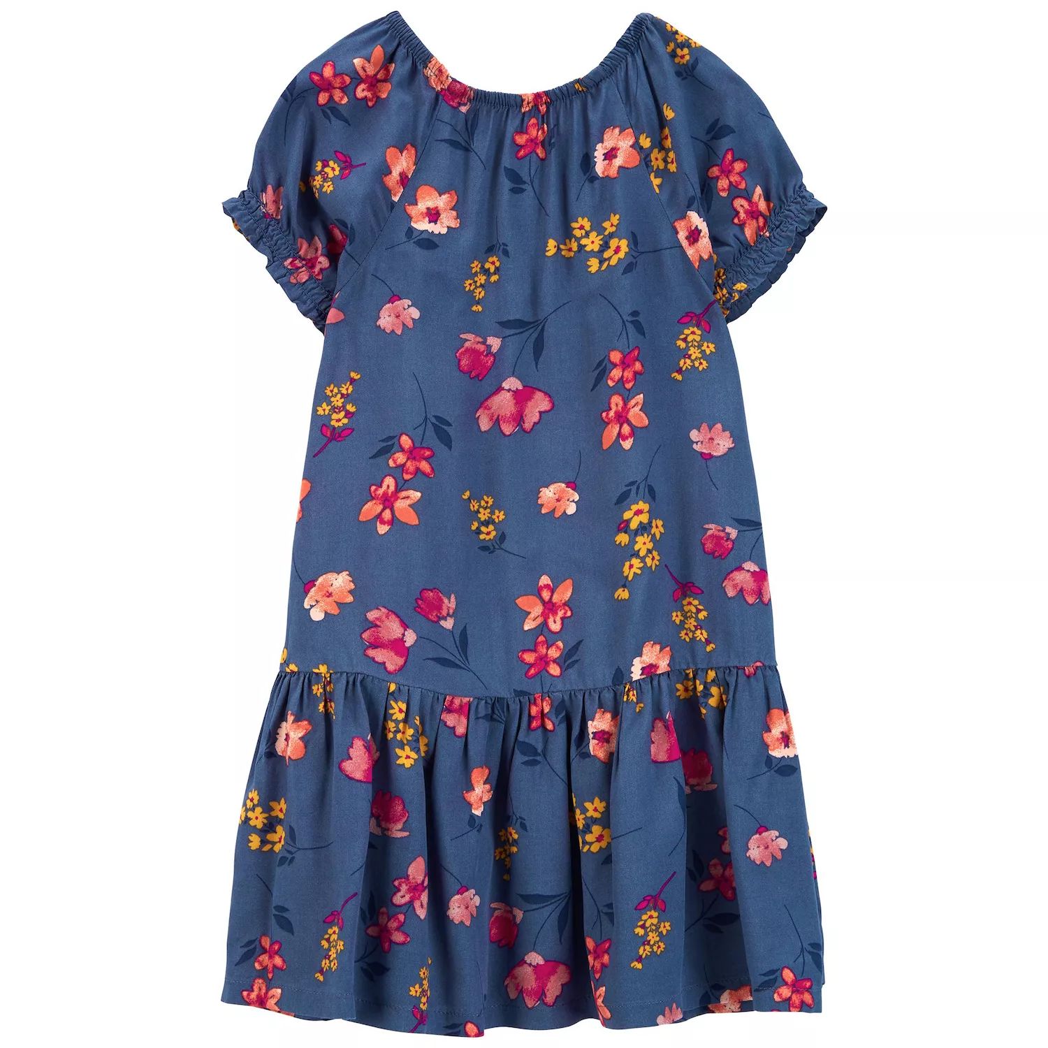 цена Многоярусное платье Carter с цветочным принтом для маленьких девочек Carter's