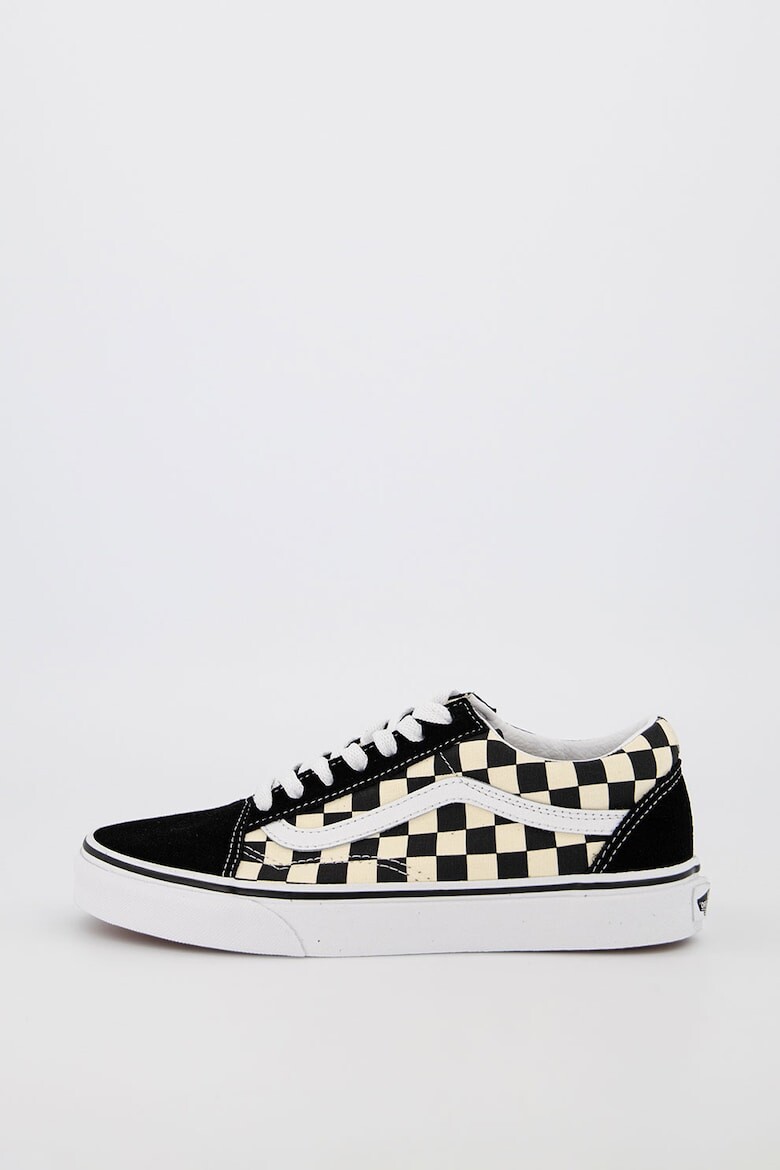 

Кроссовки Old Skool в клетку с замшей Vans, черный