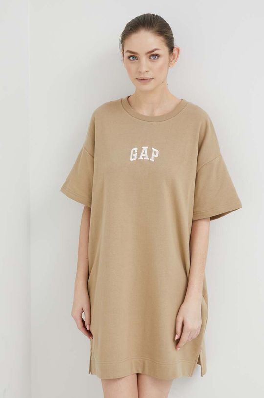 Платье Gap, бежевый