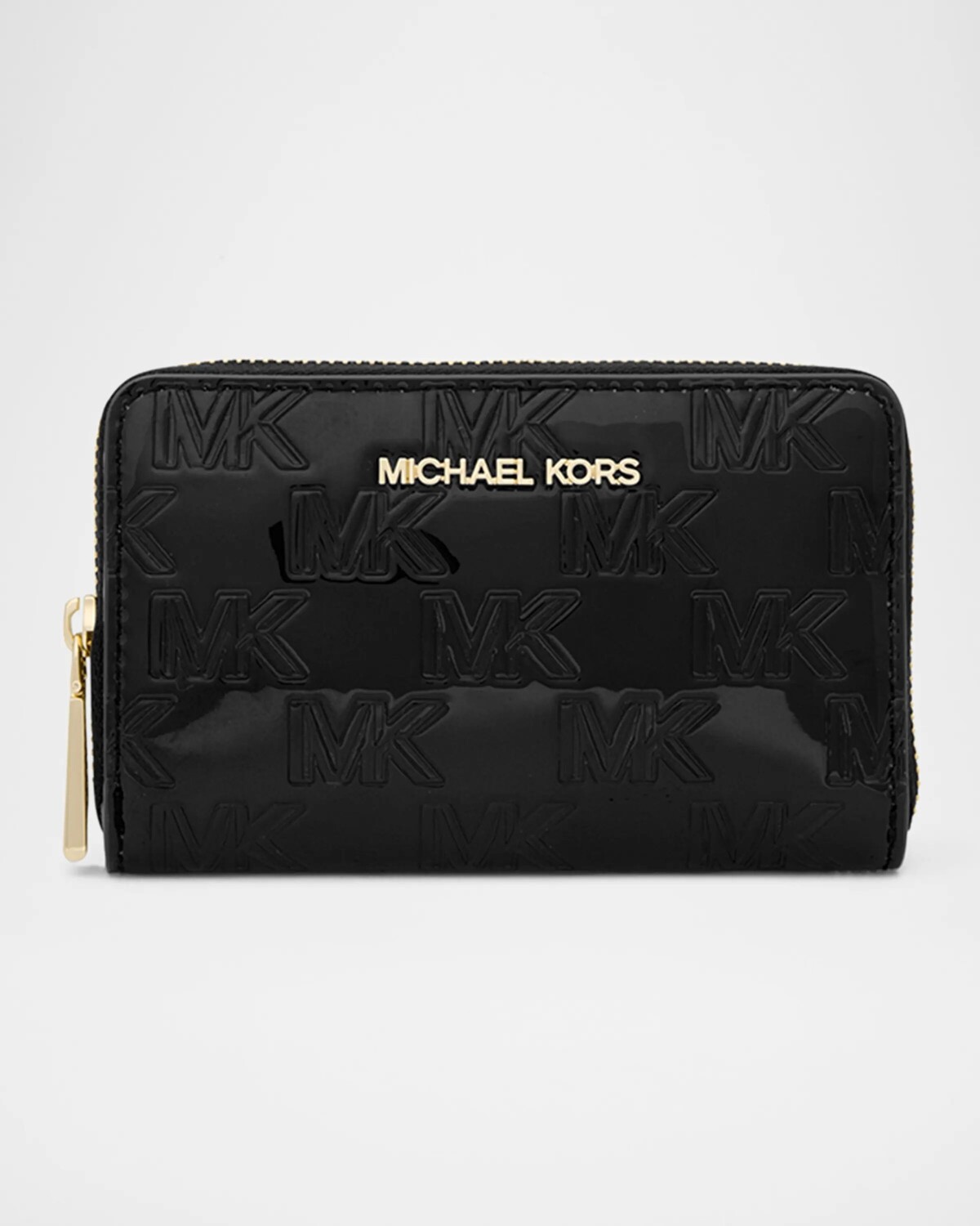 

Металлический визитница с монограммой Jet Set Michael Michael Kors, черный