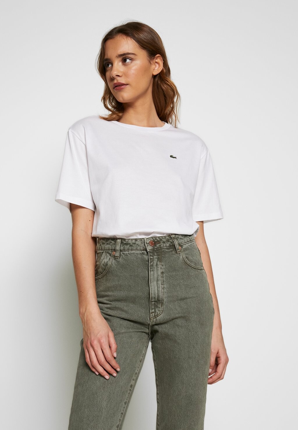 

Базовая футболка Lacoste, белый