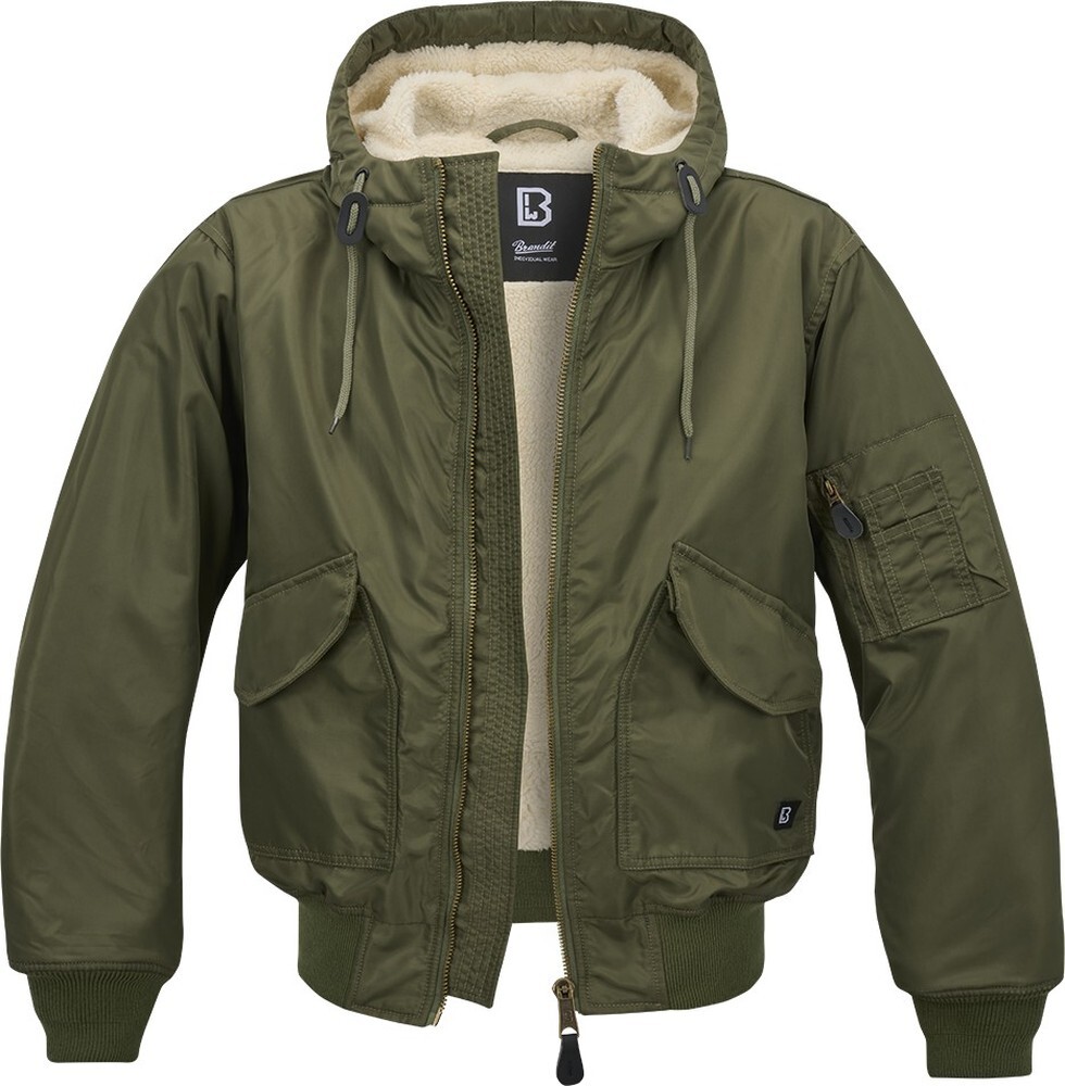 

Куртка Brandit Jacke Cwu Jacket Hooded, зеленый