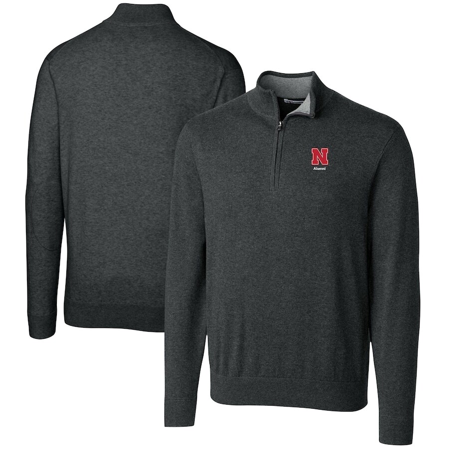 

Свитер Cutter & Buck Nebraska Huskers, угольный