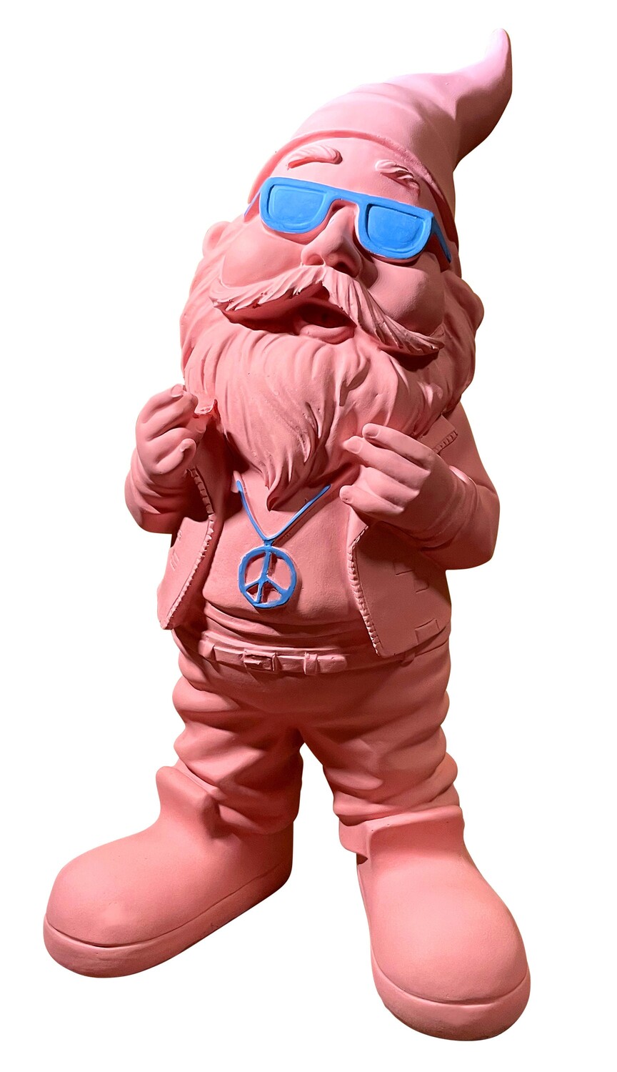 

Качалка «Садовый гном» с цепочкой, Bubble Gum/Blue Edition, расписанная вручную, устойчивая к атмосферным воздействиям, изготовлена ​​из высококачественной синтетической смолы.