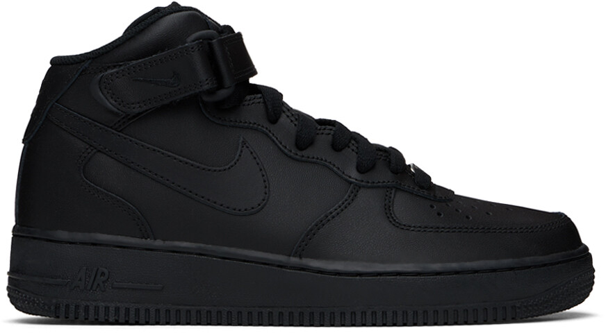 

Черные кроссовки Air Force 1 Mid '07 Nike