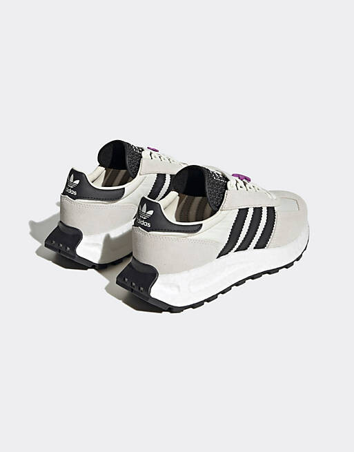 

Бело-черные кроссовки adidas Originals Retropy E5