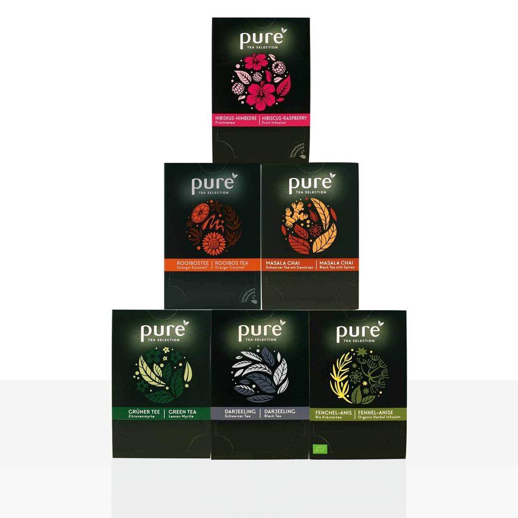 

PURE Tea Selection 6 сортов по 25 чайных пакетиков каждый