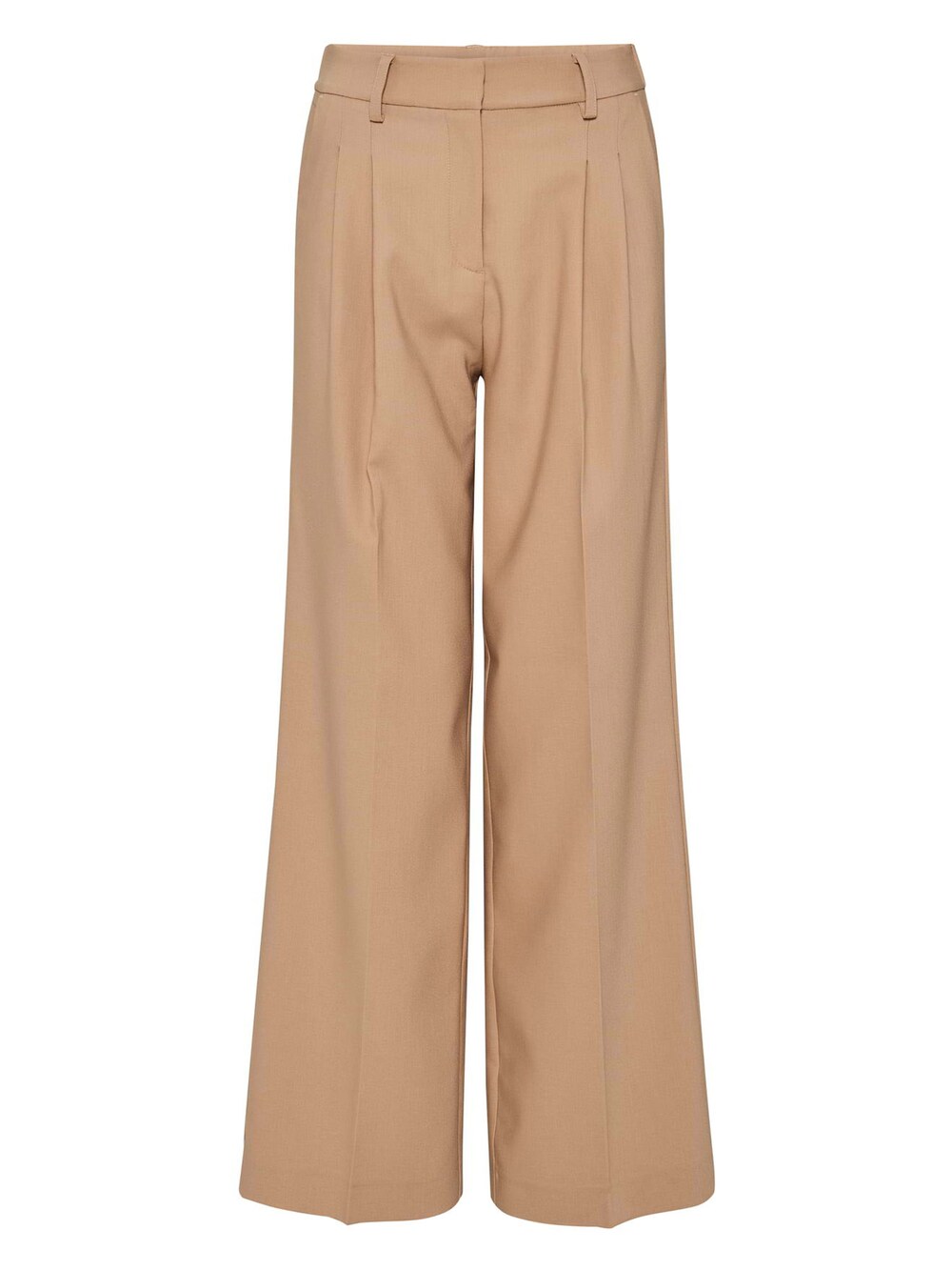 Широкие брюки со складками Opus Melpa, бежевый широкие брюки со складками misspap бежевый
