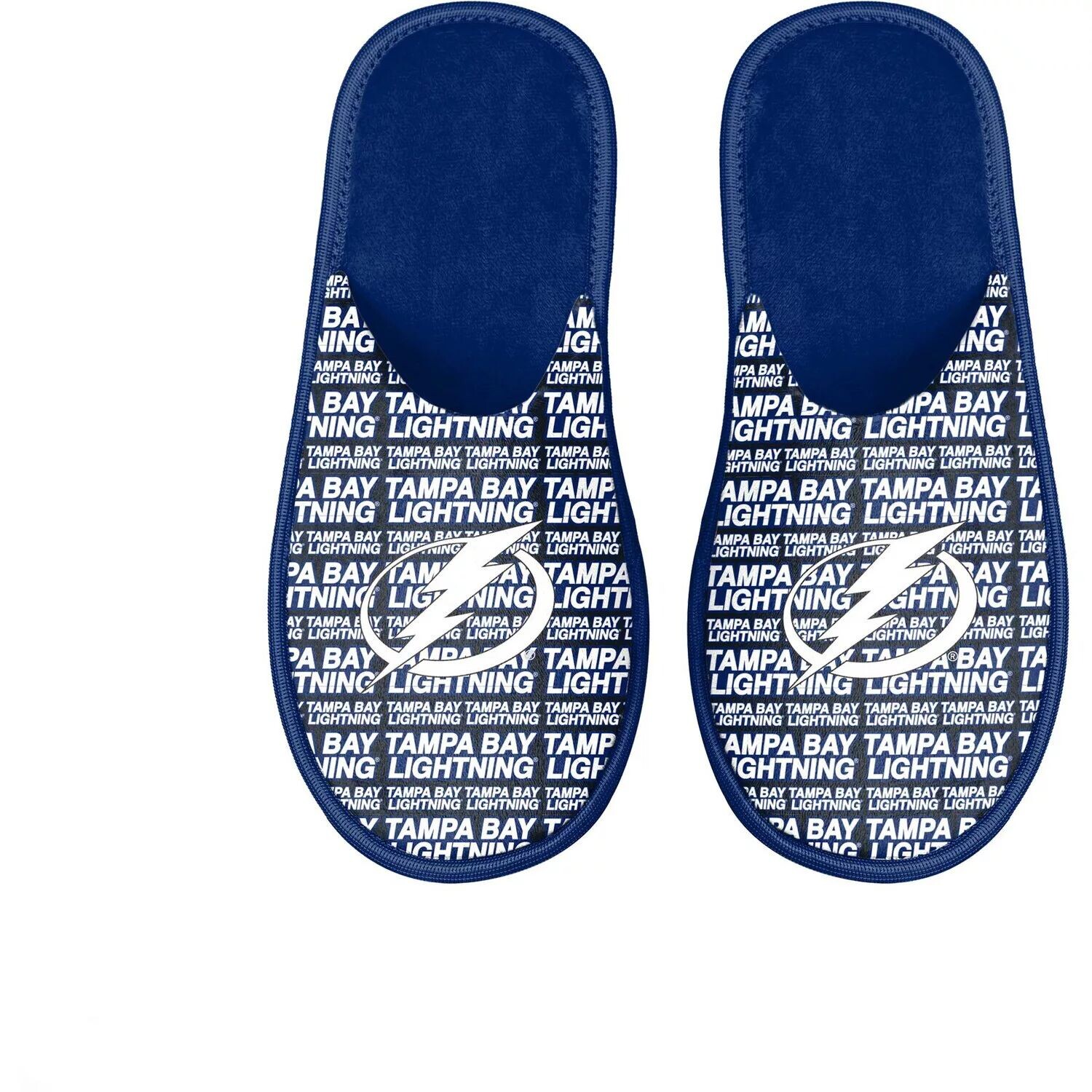 

Молодежные шлепанцы с надписью FOCO Tampa Bay Lightning Scuff Unbranded