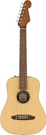 Акустическая гитара Fender Redondo Mini Acoustic Travel Guitar with Gig Bag Natural