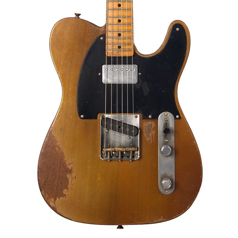 

Электрогитара Fender Custom Shop MVP 1952 Telecaster HB Relic - Dirty Nocaster Blonde - Masterbuilt Dale Wilson - Featherweight - Only 5.4 lbs!!! Dealer Select Master Vintage Player Series