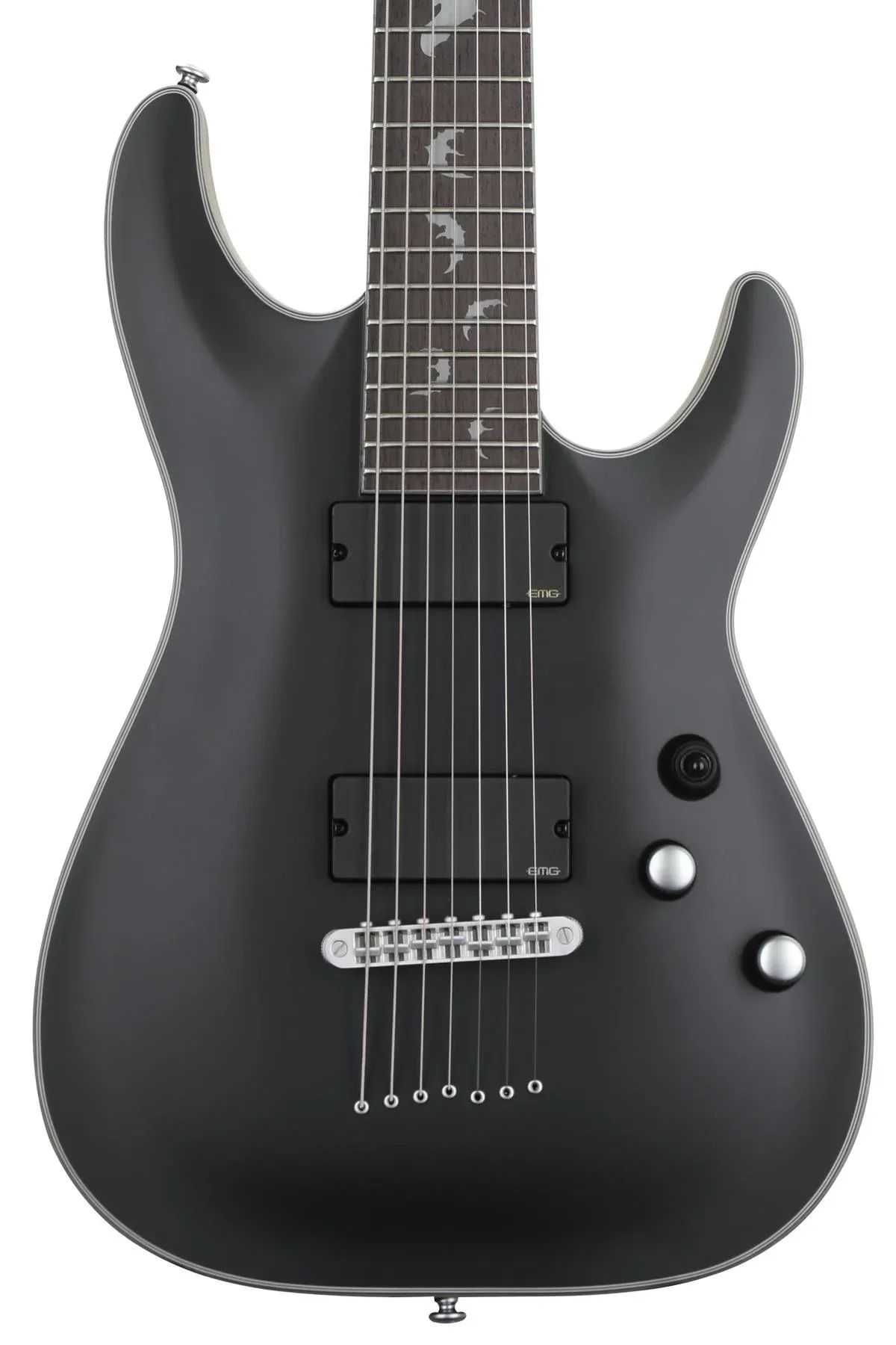 

Schecter Damien Platinum 7 - Сатиновый черный