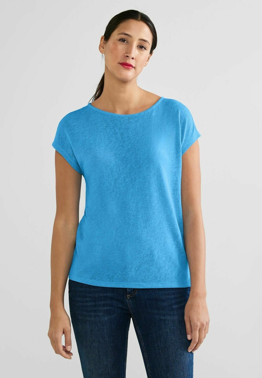 

Футболка базовая UNIFARBENES Street One, цвет blau