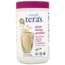 Tera's Whey Simply Tera's Чистый сывороточный протеин Бурбон Ваниль 24 унции фото