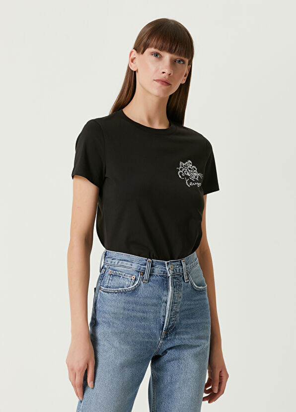

Футболка со звездным тигром Kenzo, черный