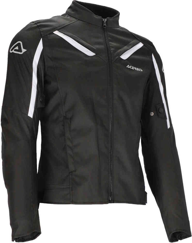 Женская мотоциклетная текстильная куртка X-Mat Acerbis, черно-белый
