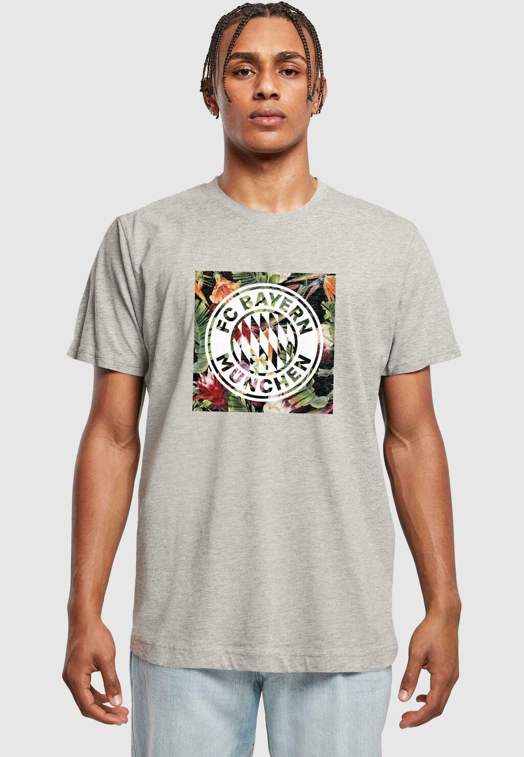 

Team Paradise Round Neck FC Bayern München, цвет heather grey