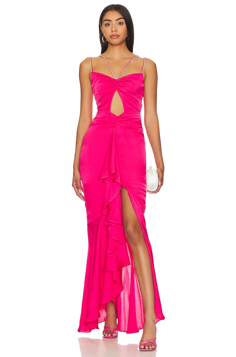Платье NBD Meera Gown, цвет Hot Pink
