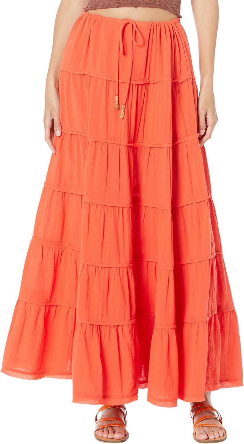 

Юбка макси Simply Smitten Free People, цвет Zesty