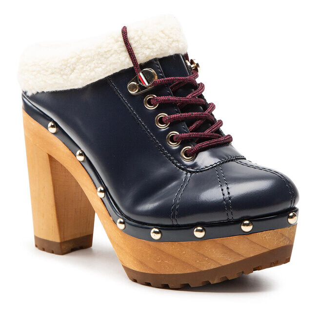 

Шлепанцы Tommy Hilfiger HighHeel Clog, темно-синий