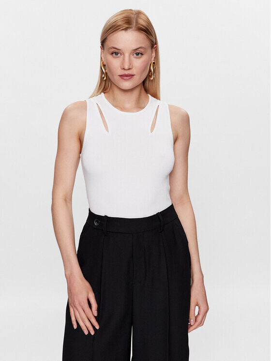 

Топ приталенного кроя Dkny, белый