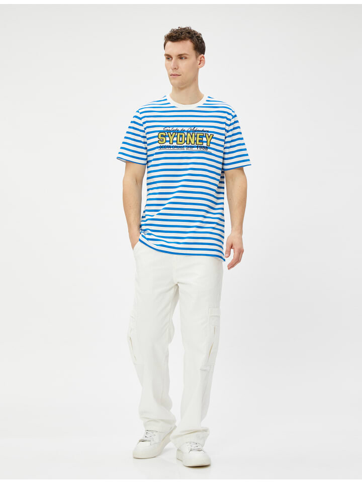 

Футболка KOTON T shirt, цвет blau gestreift