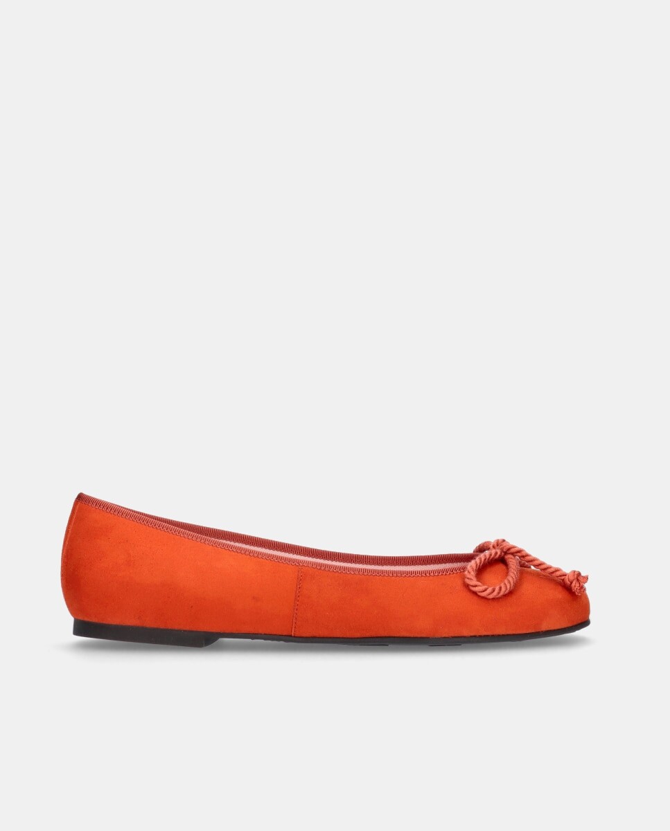 

Женские балетки из мягкой замши Pretty Ballerinas, оранжевый