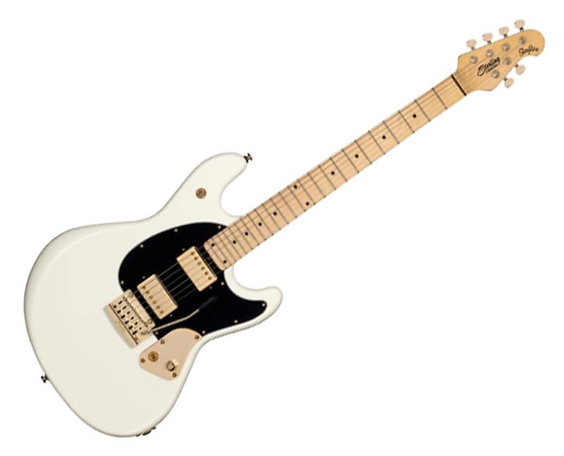 Электрогитара Sterling by Music Man Jared Dines Signature StingRay Guitar - Olympic White цена и фото