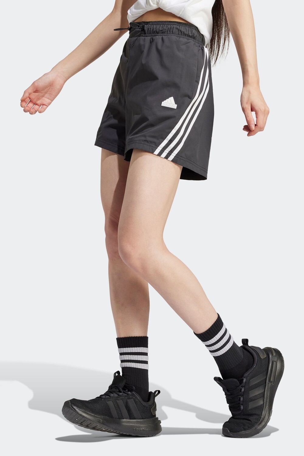 

Спортивная одежда Future Icons Шорты с 3 полосками Adidas, черный