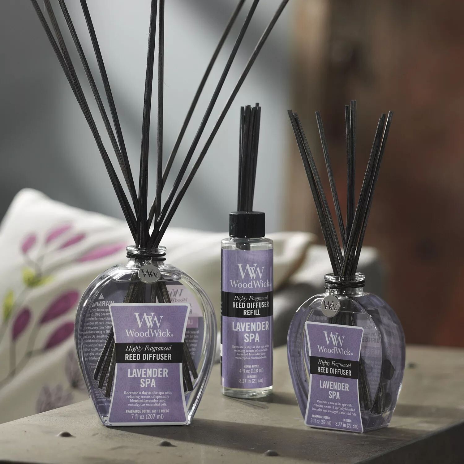 

WoodWick Lavender Spa 3 унции. Рид-диффузор