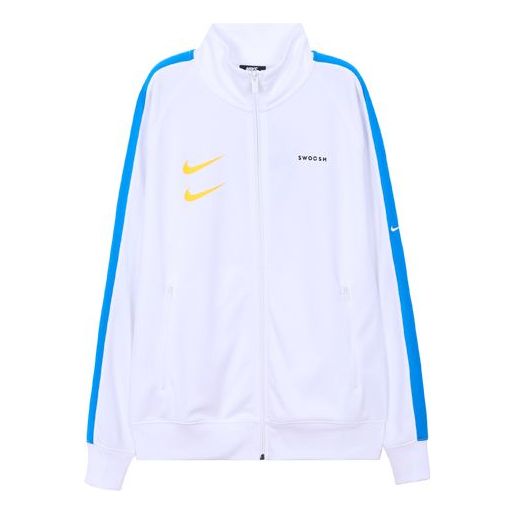 Куртка Nike Sportswear Swoosh Retro Sports Jacket White, белый original new arrival nike swoosh futura bra women s sports bras sportswear
