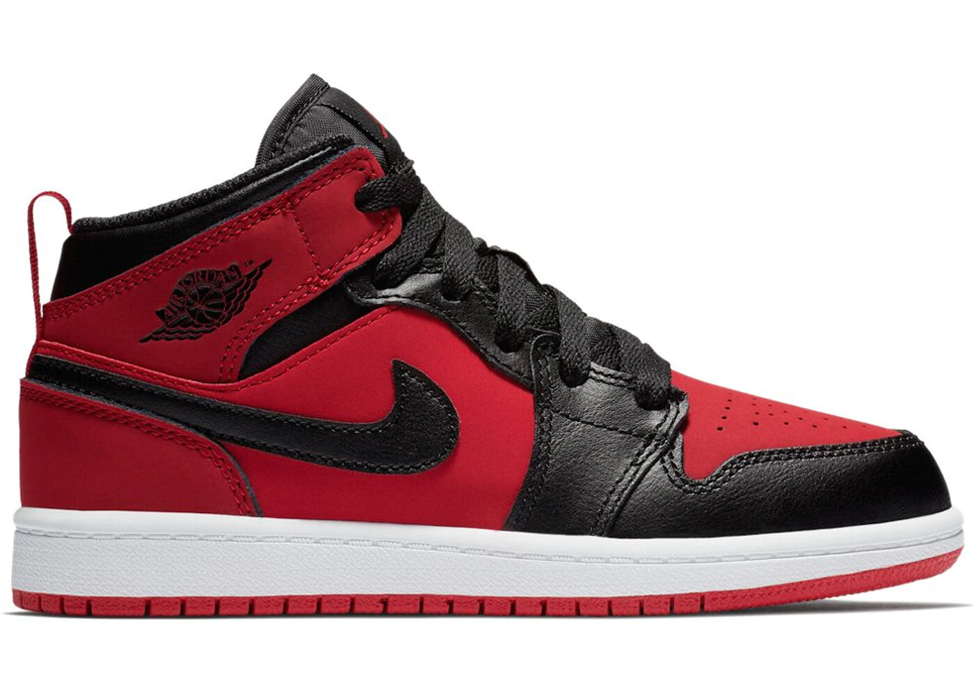 

Кроссовки Jordan 1 Mid Gym, Красный-Черный