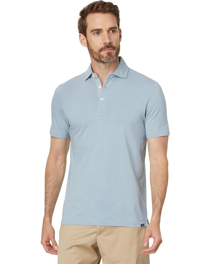 

Поло Faherty Sunwashed Tshirt Polo, цвет Blue Breeze