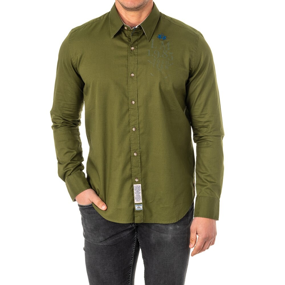 

Рубашка La Martina Long Sleeve, зеленый