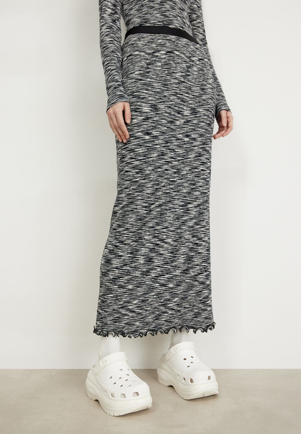 

Юбка макси SPACE MAXINE SKIRT Mads Nørgaard, черный