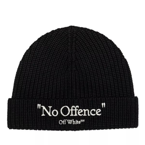 

Бейсболка wo no offence classic beanie black Off-White, черный