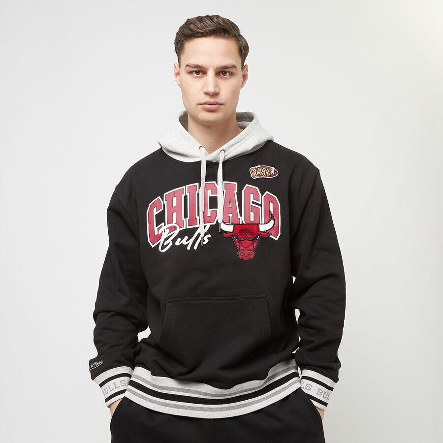 

Флисовая толстовка премиум-класса NBA Chicago Bulls Mitchell & Ness, цвет Black