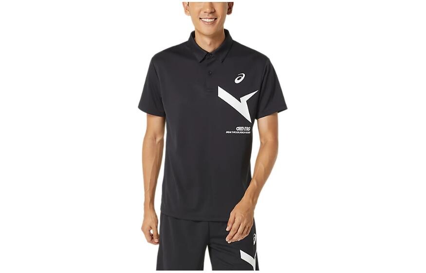 

Рубашка поло мужская черная Asics, черный