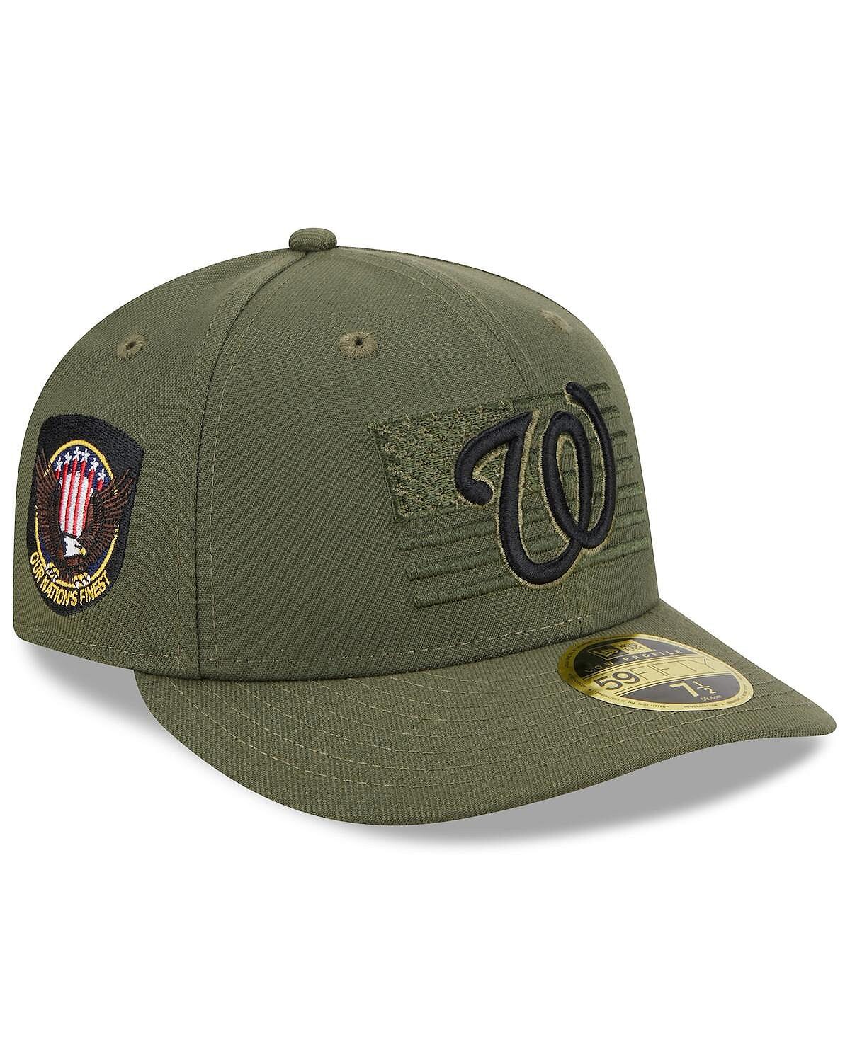 

Мужская зеленая приталенная шляпа Washington Nationals 2023 ко Дню вооруженных сил 59FIFTY New Era