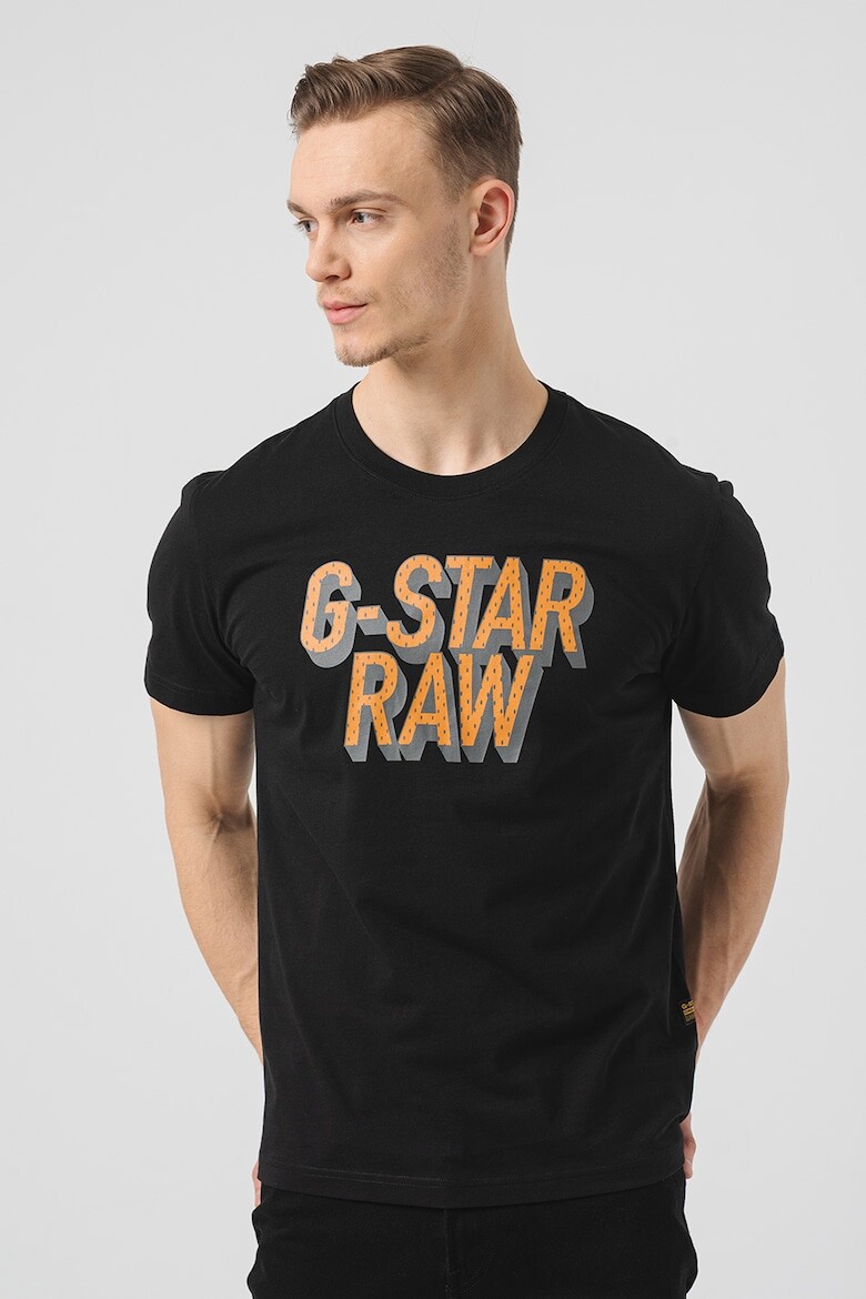 

Футболка из органического хлопка с логотипом G-Star Raw, черный
