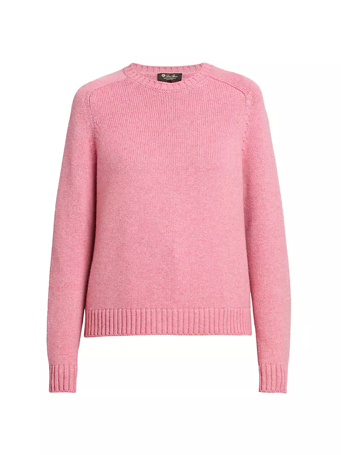 

Кашемировый свитер Parksville с круглым вырезом Loro Piana, цвет pink opal mel