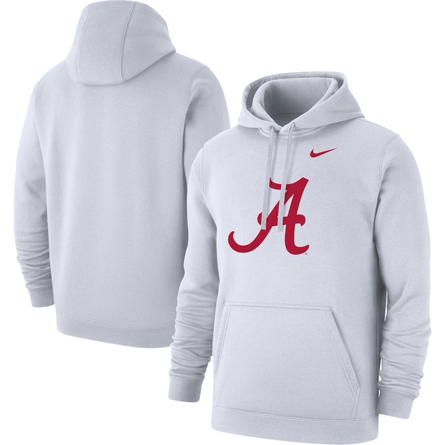 

Пуловер с капюшоном Nike Alabama Crimson Tide, белый