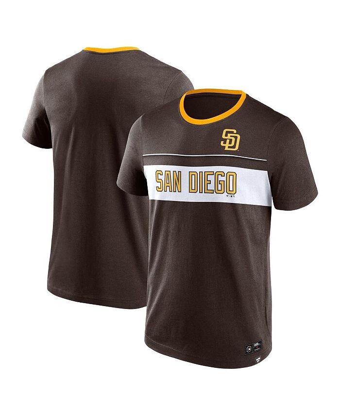 

Мужская коричневая футболка с логотипом San Diego Padres Claim The Win Fanatics, коричневый